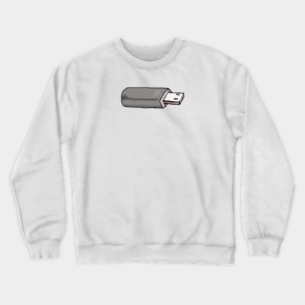 A nice USB flash drive Crewneck Sweatshirt by WinstonsSpaceJunk